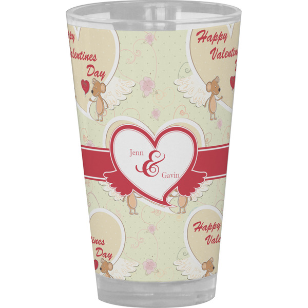 Custom Mouse Love Pint Glass - Full Color (Personalized)