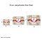 Mouse Love Drum Lampshades - Sizing Chart