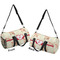 Mouse Love Duffle bag small front and back sides