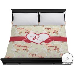 Mouse Love Duvet Cover - King (Personalized)