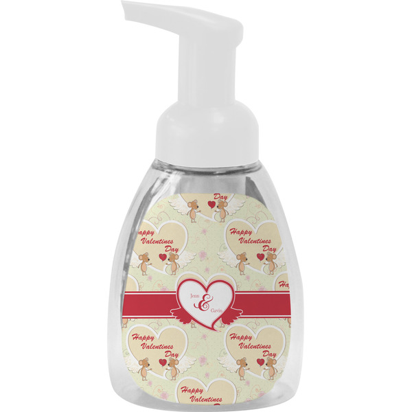 Custom Mouse Love Foam Soap Bottle - White (Personalized)