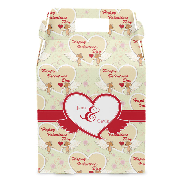 Mouse Love Gable Favor Box - Front