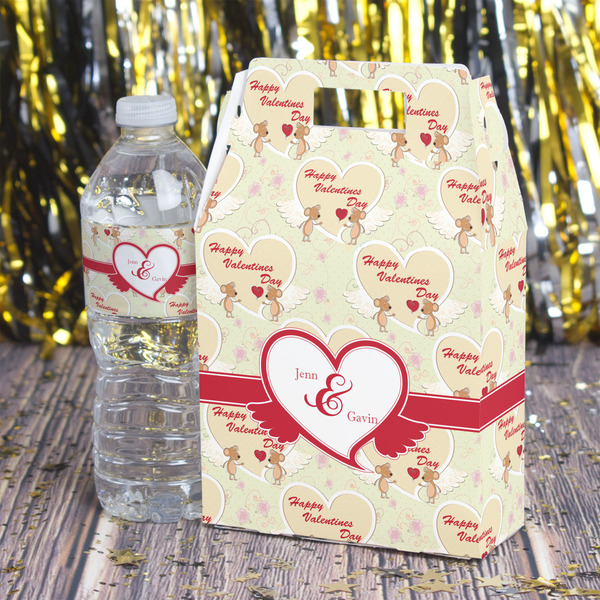 Mouse Love Gable Favor Box - In Context