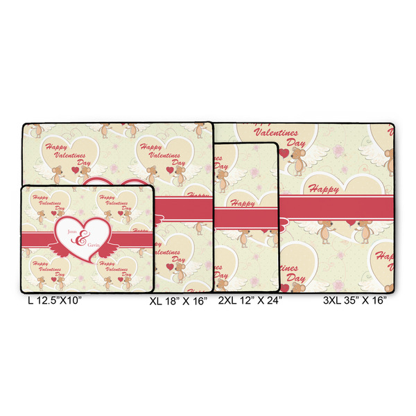 Mouse Love Gaming Mats - SIZE CHART
