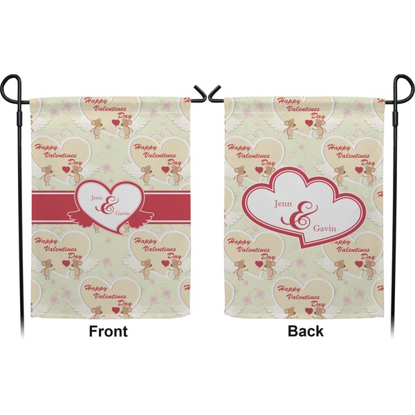 Mouse Love Garden Flag - Double Sided Front and Back