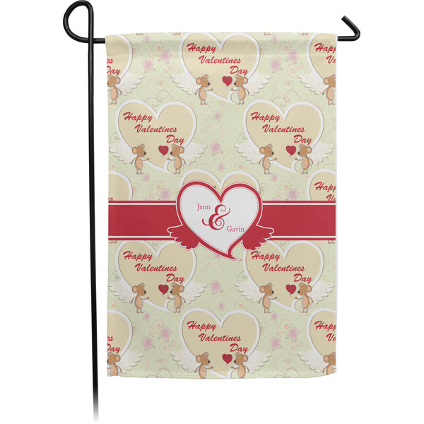 Custom Mouse Love Garden Flag (Personalized)