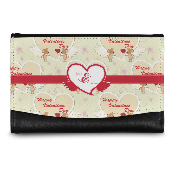 Custom Mouse Love Genuine Leather Women's Wallet - Small (Personalized)