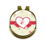 Mouse Love Golf Ball Marker - Hat Clip - Gold