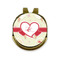 Mouse Love Golf Ball Marker - Hat Clip - Gold