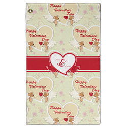 Mouse Love Golf Towel - Poly-Cotton Blend - Large w/ Couple's Names