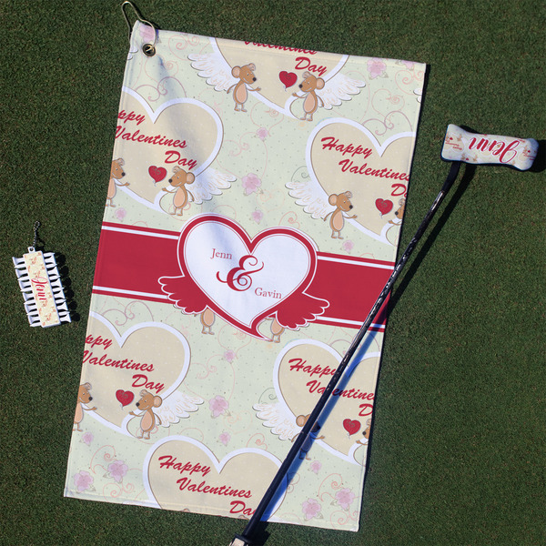 Custom Mouse Love Golf Towel Gift Set (Personalized)
