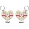 Mouse Love Heart Keychain (Front + Back)