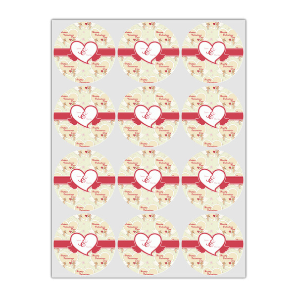 Mouse Love Icing Circle - Small - Set of 12