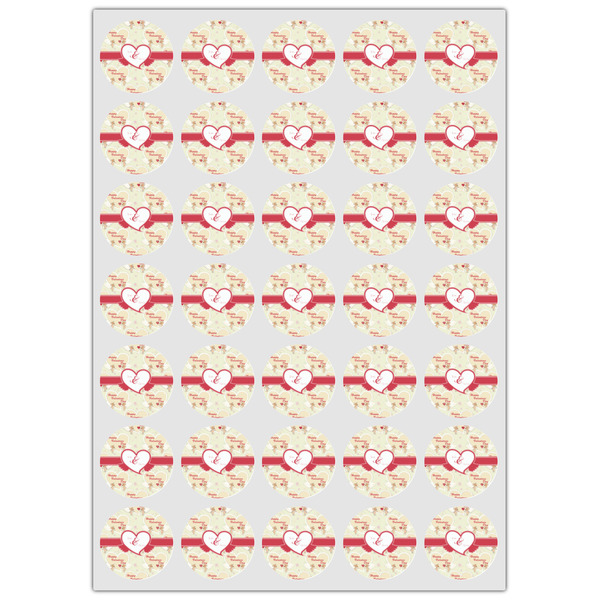 Mouse Love Icing Circle - XSmall - Set of 35