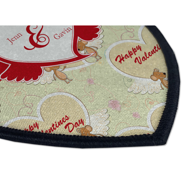 Mouse Love Iron on Shield 3 Detail