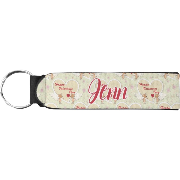 Custom Mouse Love Neoprene Keychain Fob (Personalized)