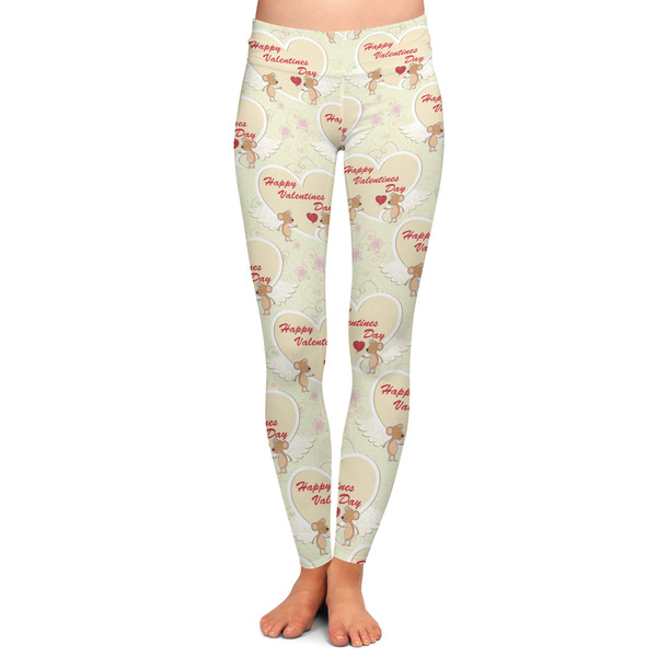 Custom Mouse Love Ladies Leggings - Extra Large