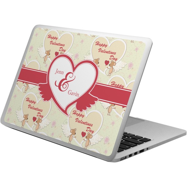 Custom Mouse Love Laptop Skin - Custom Sized (Personalized)
