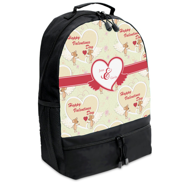 Custom Mouse Love Backpacks - Black (Personalized)