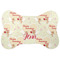 Mouse Love Bone Shaped Dog Food Mat (Large) (Personalized)
