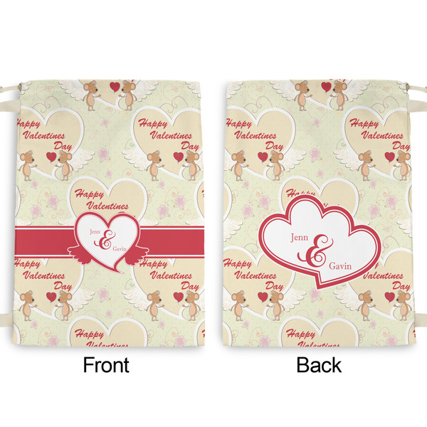 Mouse Love Large Laundry Bag - Front & Back View