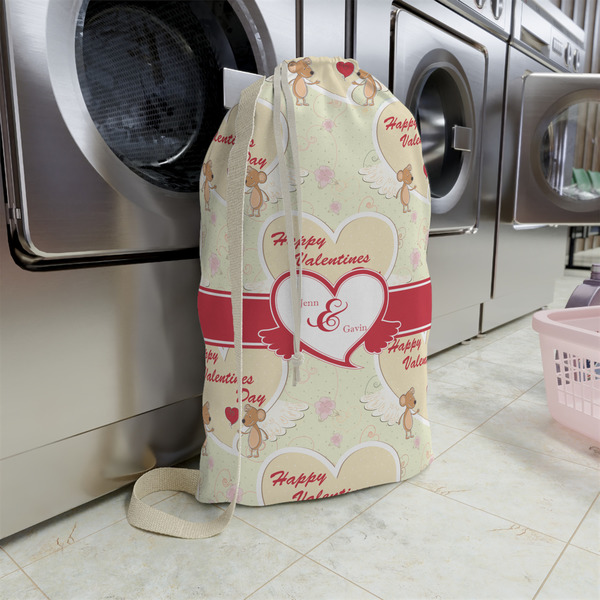 Mouse Love Large Laundry Bag - In Context