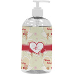 Mouse Love Plastic Soap / Lotion Dispenser (16 oz - Large - White) (Personalized)