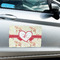 Mouse Love Large Rectangle Car Magnets- In Context