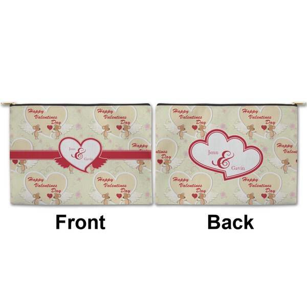 Mouse Love Large Zipper Pouch Approval (Front and Back)