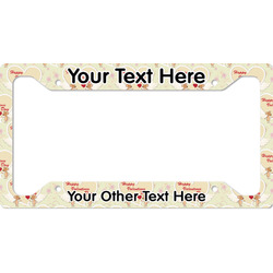Mouse Love License Plate Frame - Style A (Personalized)