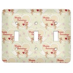 Mouse Love Light Switch Cover (3 Toggle Plate)