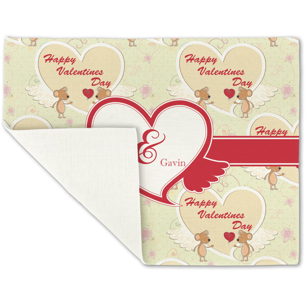 Mouse Love Linen Placemat - Folded Corner (single side)