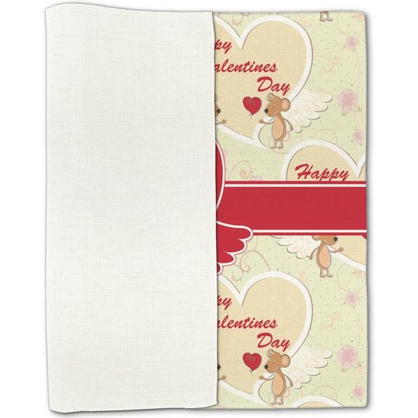 Mouse Love Linen Placemat - Folded Half