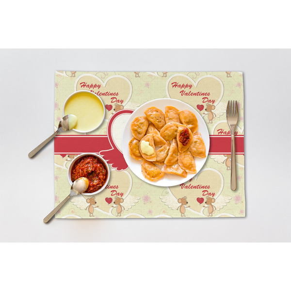 Mouse Love Linen Placemat - Lifestyle (single)