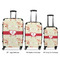 Mouse Love Luggage Bags all sizes - With Handle