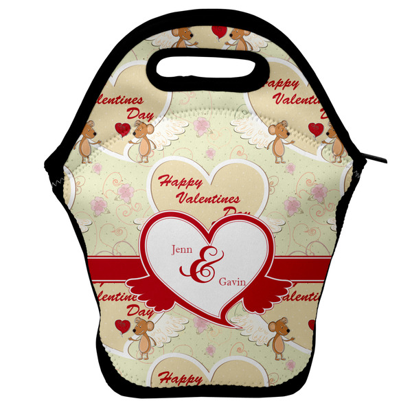 Custom Mouse Love Lunch Bag w/ Couple's Names