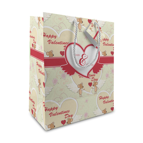 Custom Mouse Love Medium Gift Bag (Personalized)