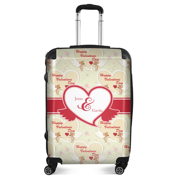 Custom Mouse Love Suitcase - 24" Medium - Checked (Personalized)