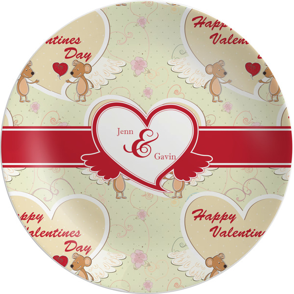 Custom Mouse Love Melamine Plate (Personalized)