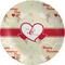 Mouse Love Melamine Plate 8 inches
