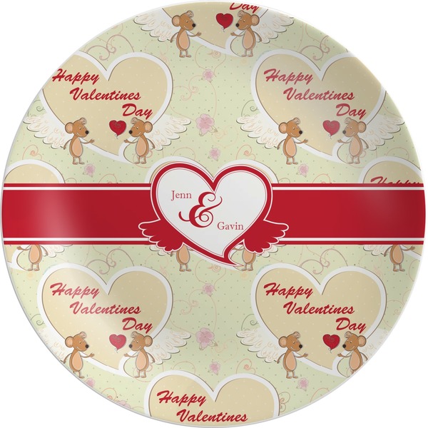 Custom Mouse Love Melamine Plate (Personalized)