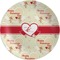 Mouse Love Melamine Plate (Personalized)