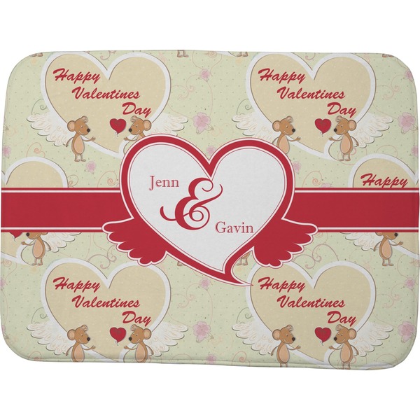 Custom Mouse Love Memory Foam Bath Mat - 48"x36" (Personalized)