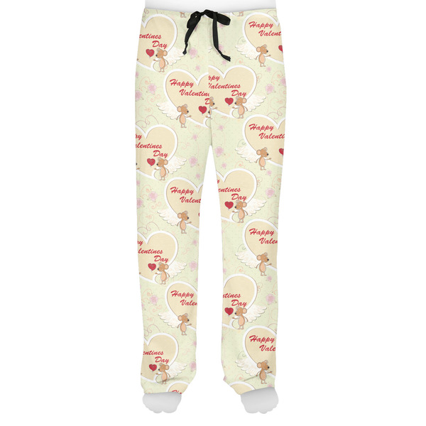 Mouse Love Men's Pjs Front - on model