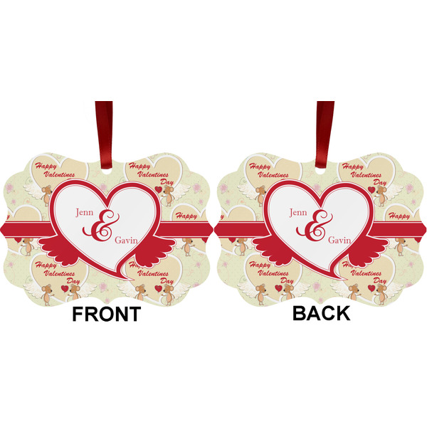 Mouse Love Metal Benilux Ornament - Front and Back (APPROVAL)