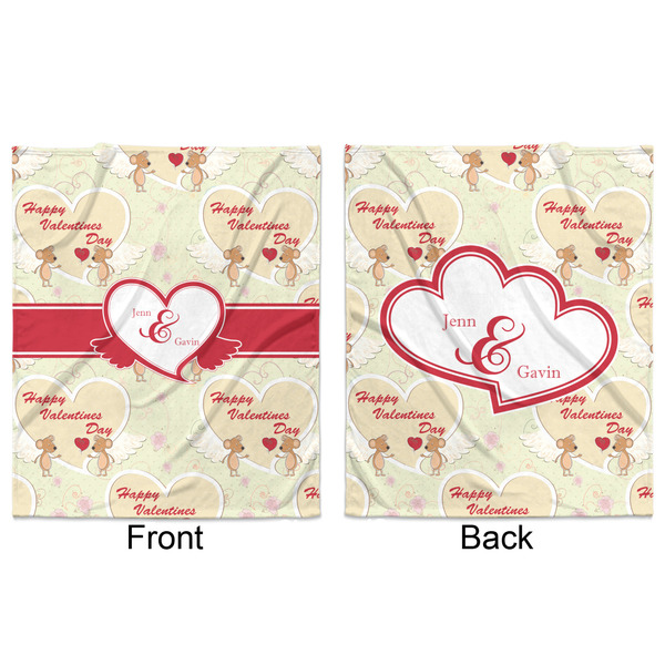 Mouse Love Minky Blanket - 50"x60" - Double Sided - Front & Back