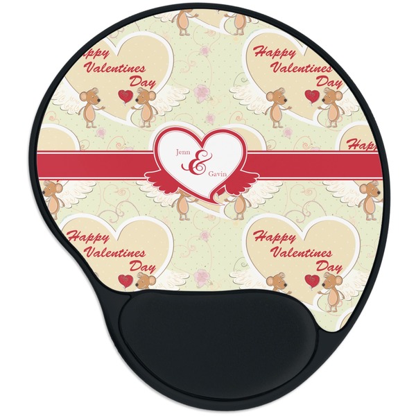 Custom Mouse Love Mouse Pad with Wrist Support