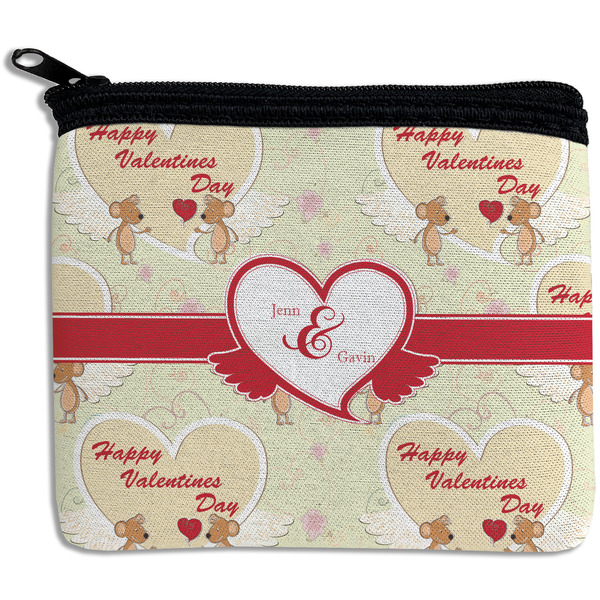 Custom Mouse Love Rectangular Coin Purse (Personalized)