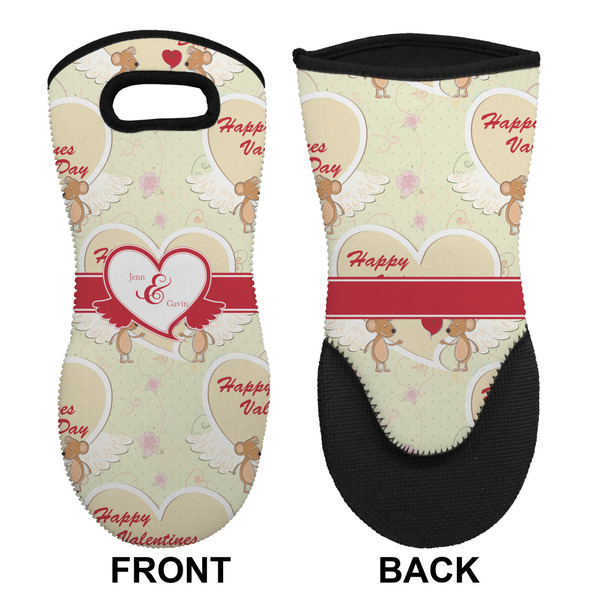 Mouse Love Neoprene Oven Mitt (Front & Back)
