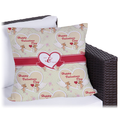 Mouse Love Outdoor Pillow (Personalized)